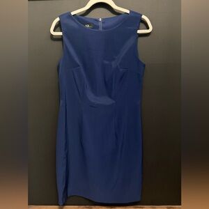 Women’s AGB midi sheath dress, navy, size 8